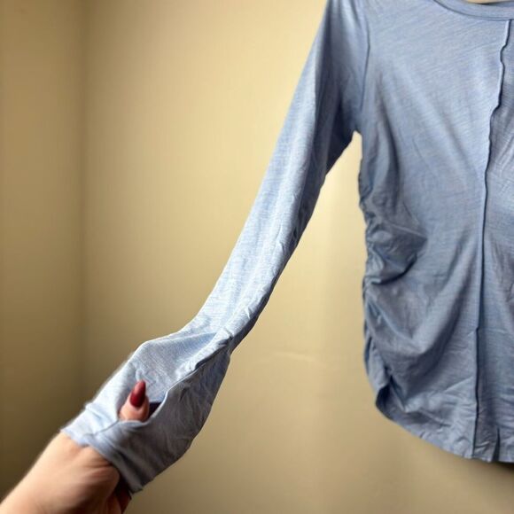 Free People Movement X Hatch Maternity Right On Run Layer Top Blue Bell Small - Picture 6 of 8